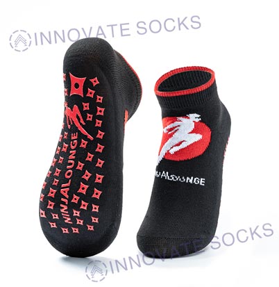 Ninja casual tobillos agarre antideslizante calcetines de parque de trampolín