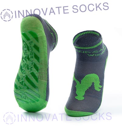 Tianhe sandtobillos agarre antideslizante calcetines de parque de trampolín