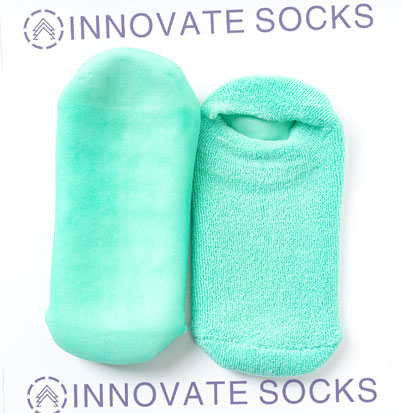 Calcetines desechables suaves para reparar calcetines de gel hidratante